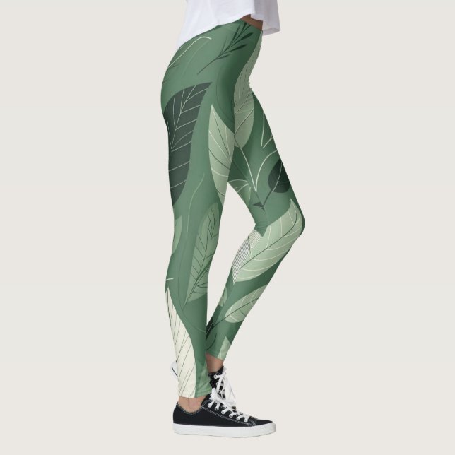 Verdant Canopy Leggings (Derecha)