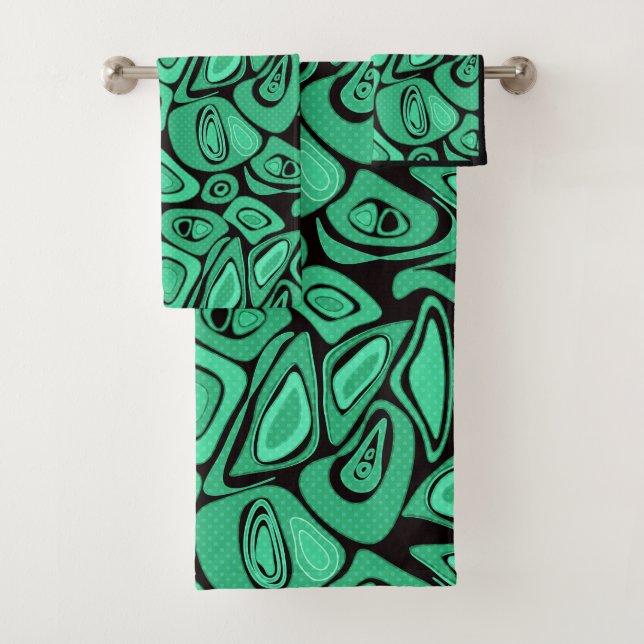 Verde, abstracto, retro (In situ)