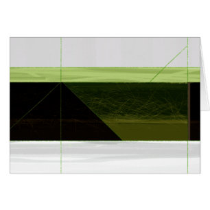 Verde abstracto y blanco