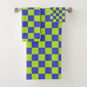 Verde animado y azul