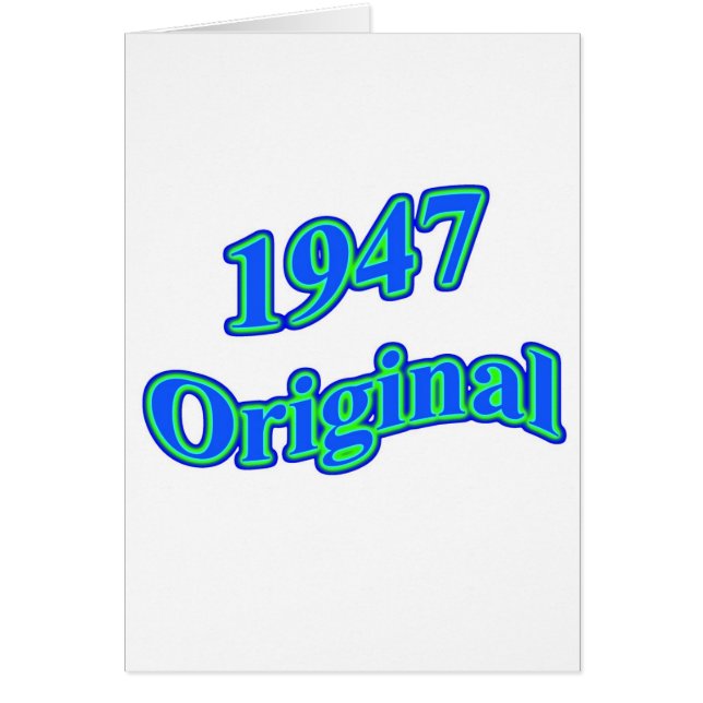 Verde azul original 1947 (Frente)