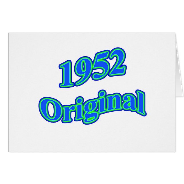 Verde azul original 1952 (Anverso (Horizontal))