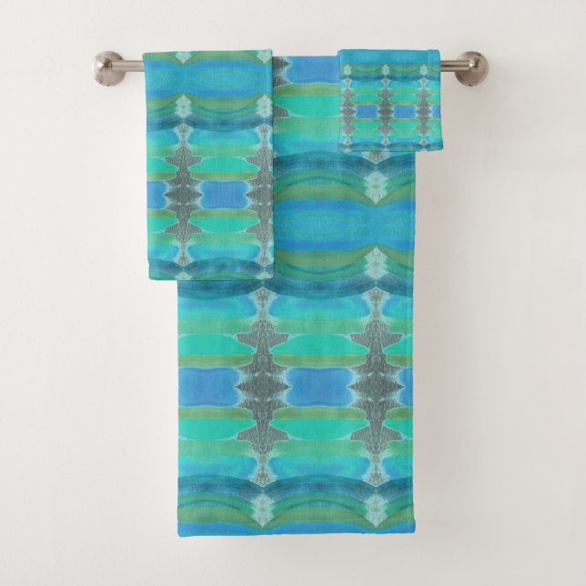Verde azulado De Toallas Turquesas (In situ)