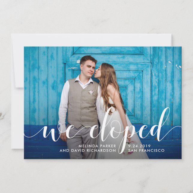 Verde azulado Whimsy | Elogiamos la Invitación fot (Anverso)