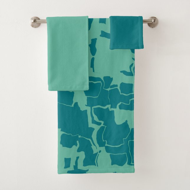 Verde azulado y verde (In situ)