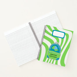 Verde "¡Bismillah aprendamos!" Cuaderno