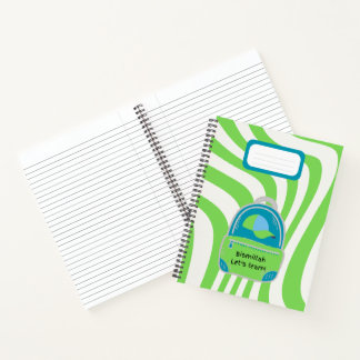 Verde "¡Bismillah aprendamos!" Cuaderno