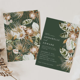 Verde botánico natural bohemio moderno