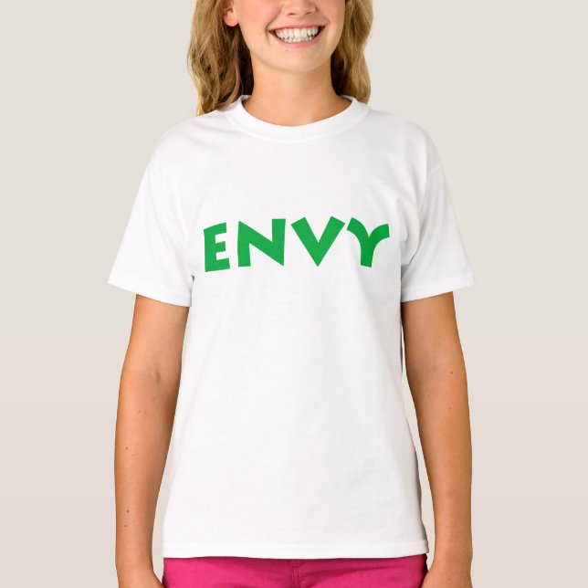 Verde con la camiseta de la envidia (Anverso)