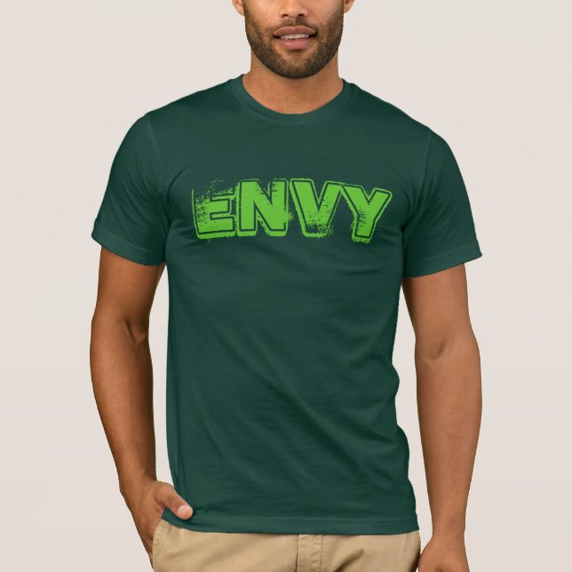Verde con la camiseta de los hombres de la envidia (Anverso)