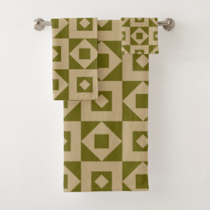 Verde de aceituna de cristalino minimalista