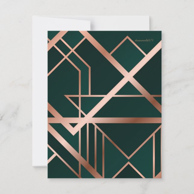 Verde de la tarjeta de referencia de la escritura (Anverso)