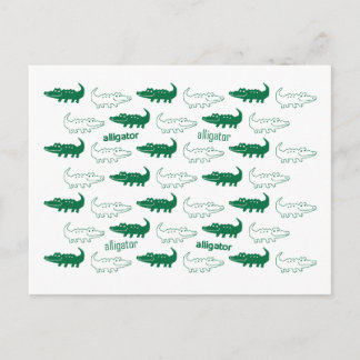 Verde de la tarjeta postal del lagarto