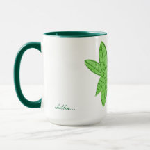 Verde de la taza de la hierbabuena de Cillin