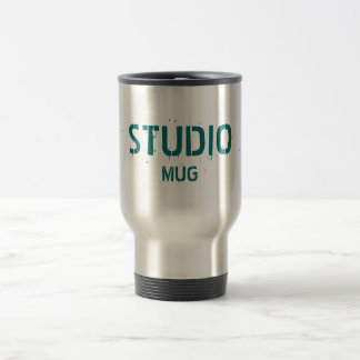 verde de la taza del estudio