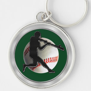 Verde de los llaveros del béisbol de Techno o su