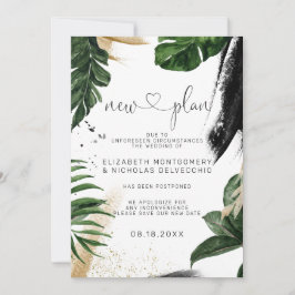 Verde de Verano | Anuncio de Boda Pospuesta
