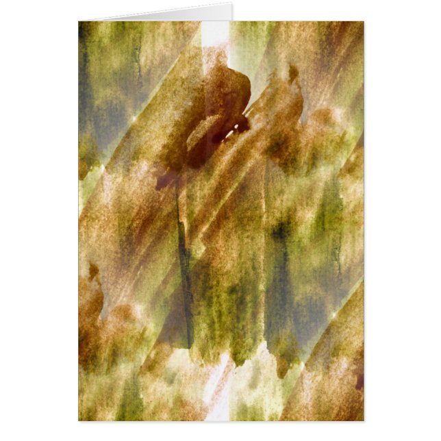 verde del arte, fondo marrón de la pintura de la (Frente)