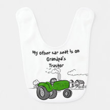 Verde del babero del tractor de mi otro abuelo del