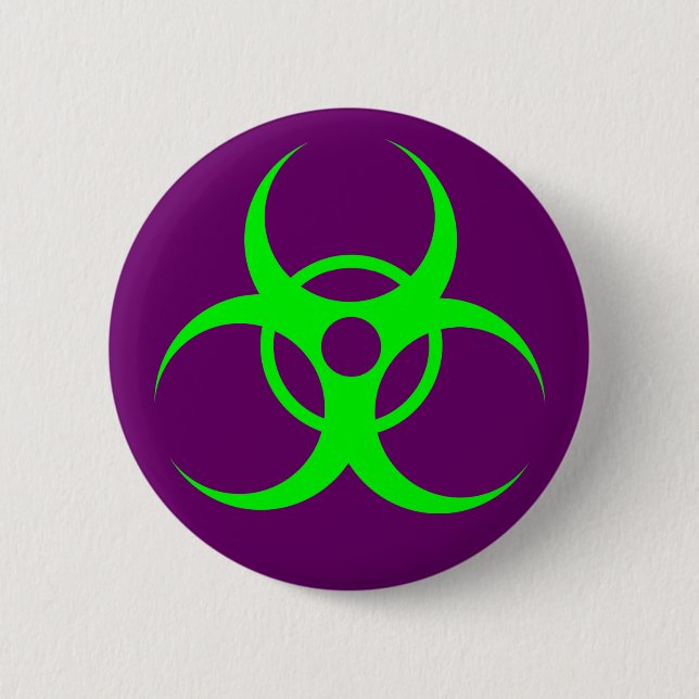 Verde del Biohazard en el botón púrpura (Anverso)