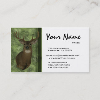 Verde del ~ de las tarjetas de visita del