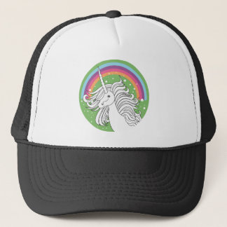 VERDE DEL GORRA DEL UNICORNIO