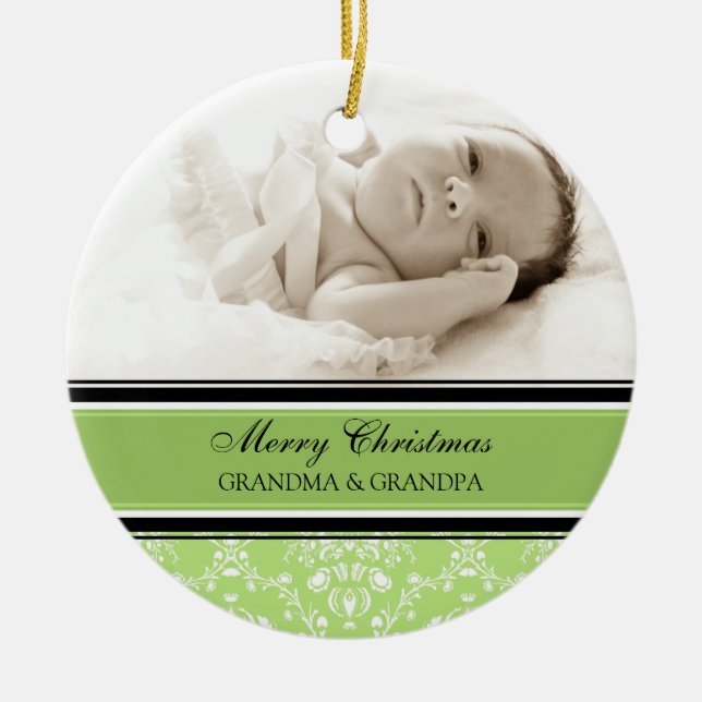 Verde del ornamento de los abuelos de las Felices (Frente)