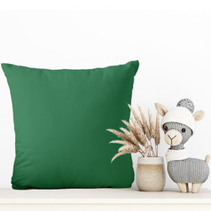 Verde Esmeralda Medio Clásico - Cojín decorativo