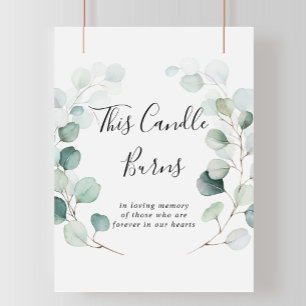 Verde Estival Eucalipto Esta Vela Arde Señal