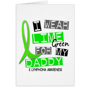 Verde lima del desgaste del linfoma I para mi pap