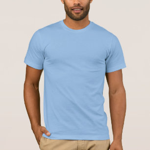 Verde menta con cuello de pico de la camiseta del