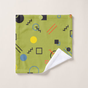 Verde, moderno, fresco, de moda, urbano,Patrón Mem