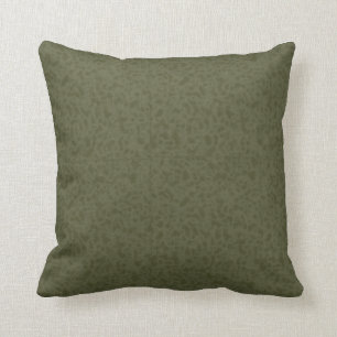 Verde/moreno reversibles de la almohada