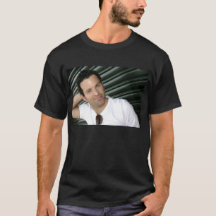 Verde Negro de la camiseta básica de la música d