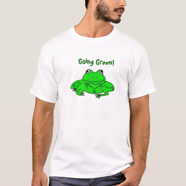 ¡Verde que va! Camisa de la rana (Anverso)