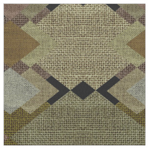 Verde rústico de los diamantes y tela modelada