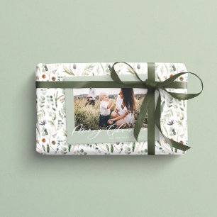 Verde sabio moderno 1 Navidad de fotografía guión