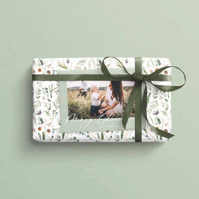 Verde sabio moderno 1 Navidad de fotografía guión  (Subido por el creador)