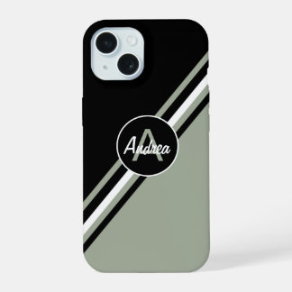 Verde sabio , Negro y blanco personalizado