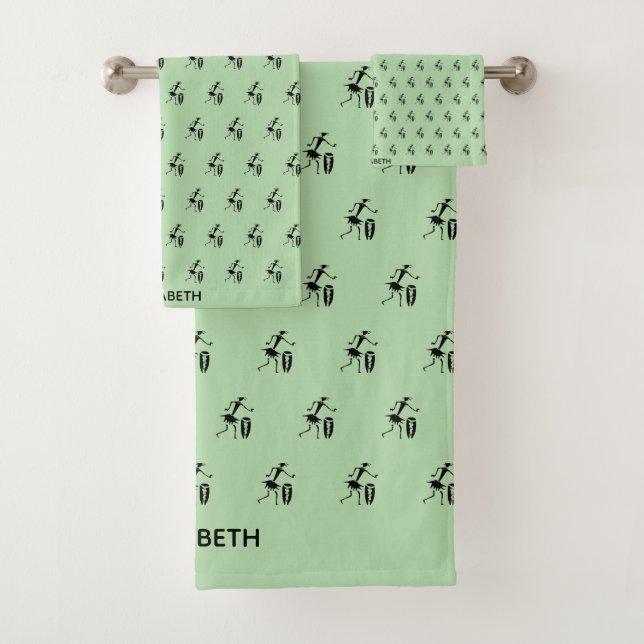 Verde suave, bailes Inspiradores de silueta (In situ)