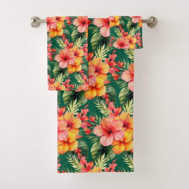 Verde Tropical Floral  (In situ)