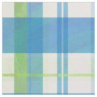 Verde y azul de la tela escocesa de Madras