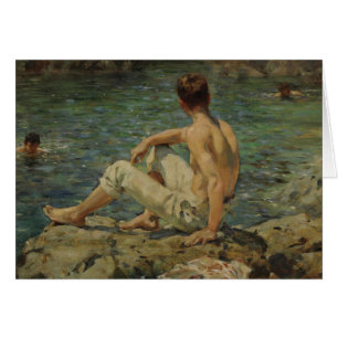 Verde y oro por Henry Scott Tuke