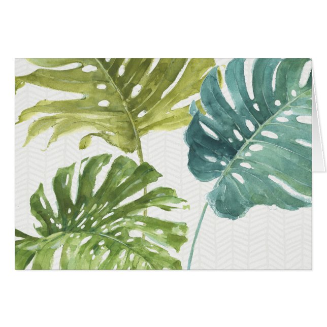 Verdes mixtos | Palmeras tropicales (Anverso (Horizontal))