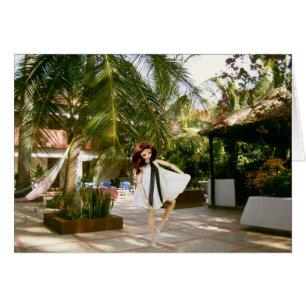 Verdi en el Chichen Itza Villiage arqueológico