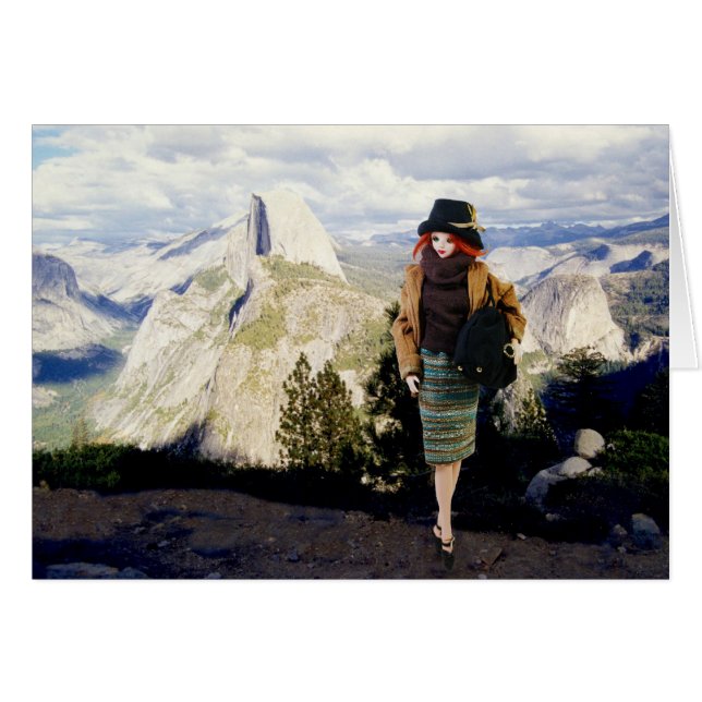 Verdi en Glacier Point Overlook, Yosemite (Anverso (Horizontal))