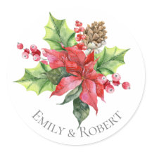 Verdor acuático pegatina para Navidades