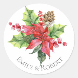 Verdor acuático pegatina para Navidades