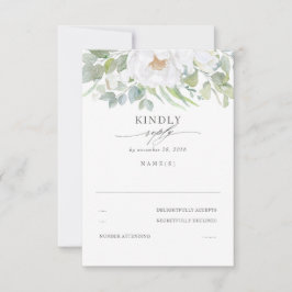 Verdor Boda floral blanca RSVP