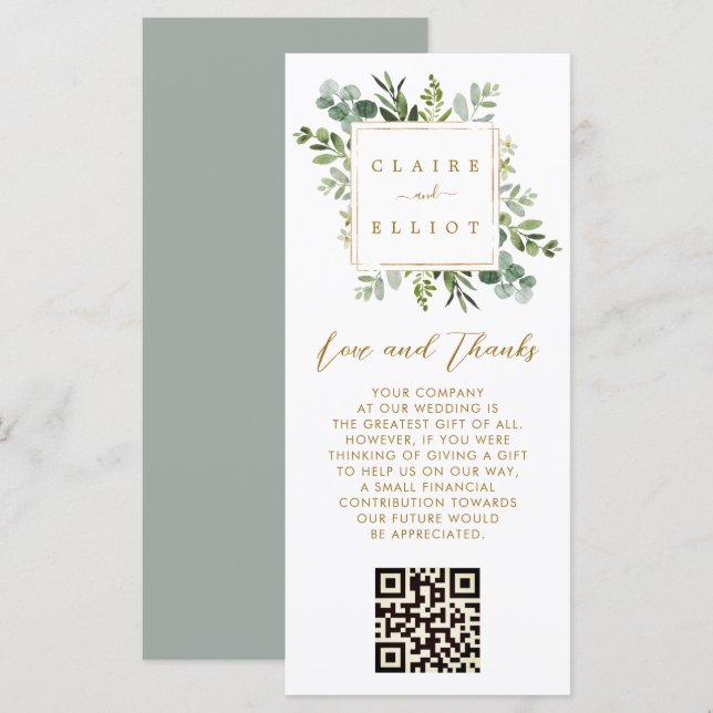 Verdor Botánico De Oro Deseando Bien Gracias (Anverso / Reverso)